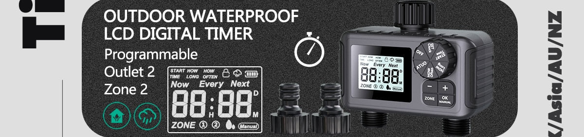 Adjustable Drippers Micro Drip Watering Kits - MUCIAKIE DIY Drip Irrigation System for Automatic Watering Garden Hose (50M-5M)